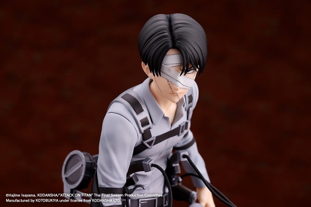 Levi Ackerman Oshi Works The Final Season par Kotobukiya - figurine L'Attaque des Titans de 20 cm