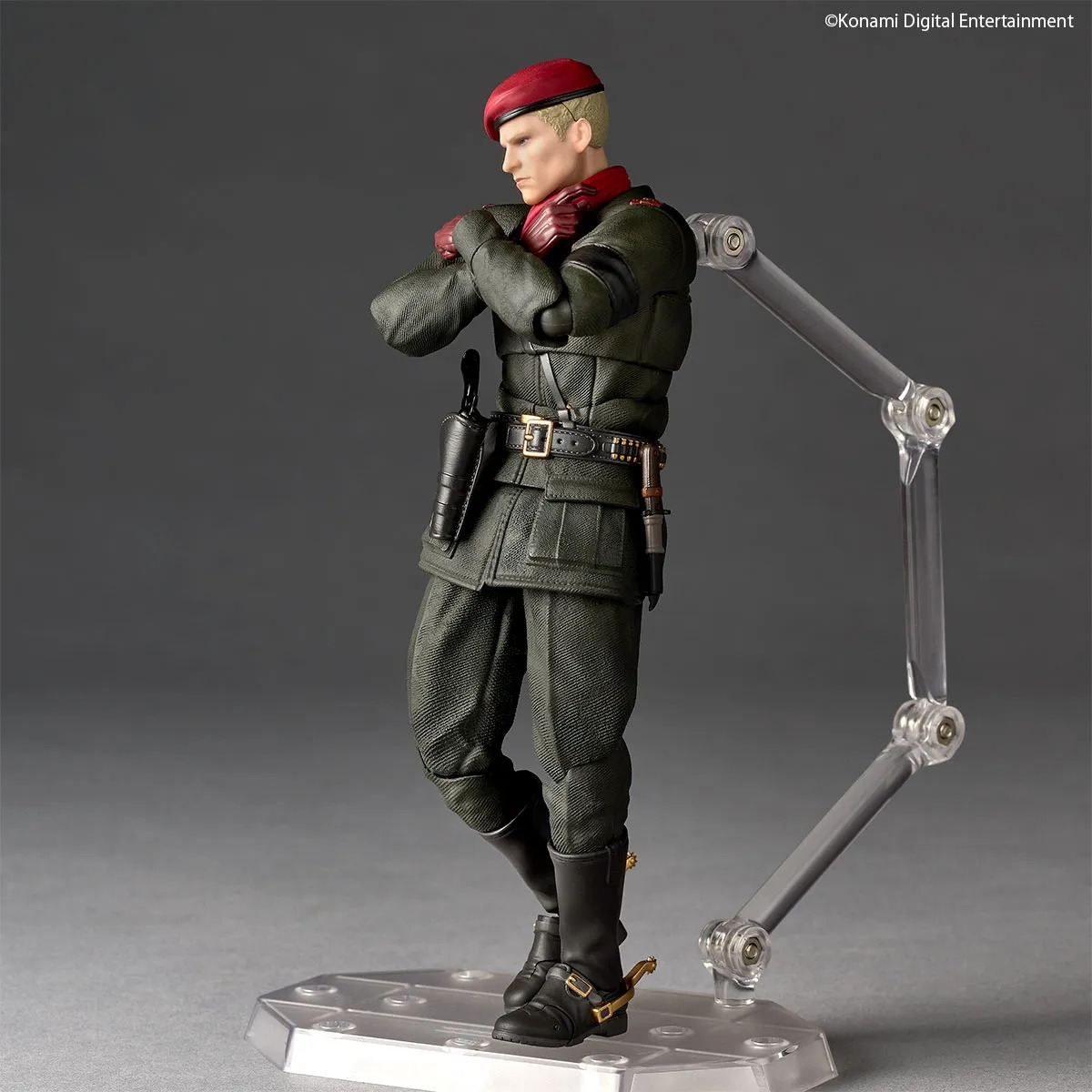 Ocelot Revoltech Amazing Yamaguchi di Kaiyodo - action figure Metal Gear Solid Delta: Snake Eater alta 17 cm