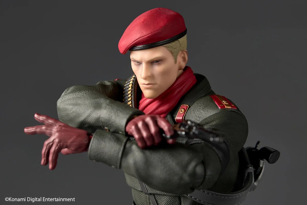 Ocelot Revoltech Amazing Yamaguchi par Kaiyodo - figurine Metal Gear Solid Delta: Snake Eater de 17 cm