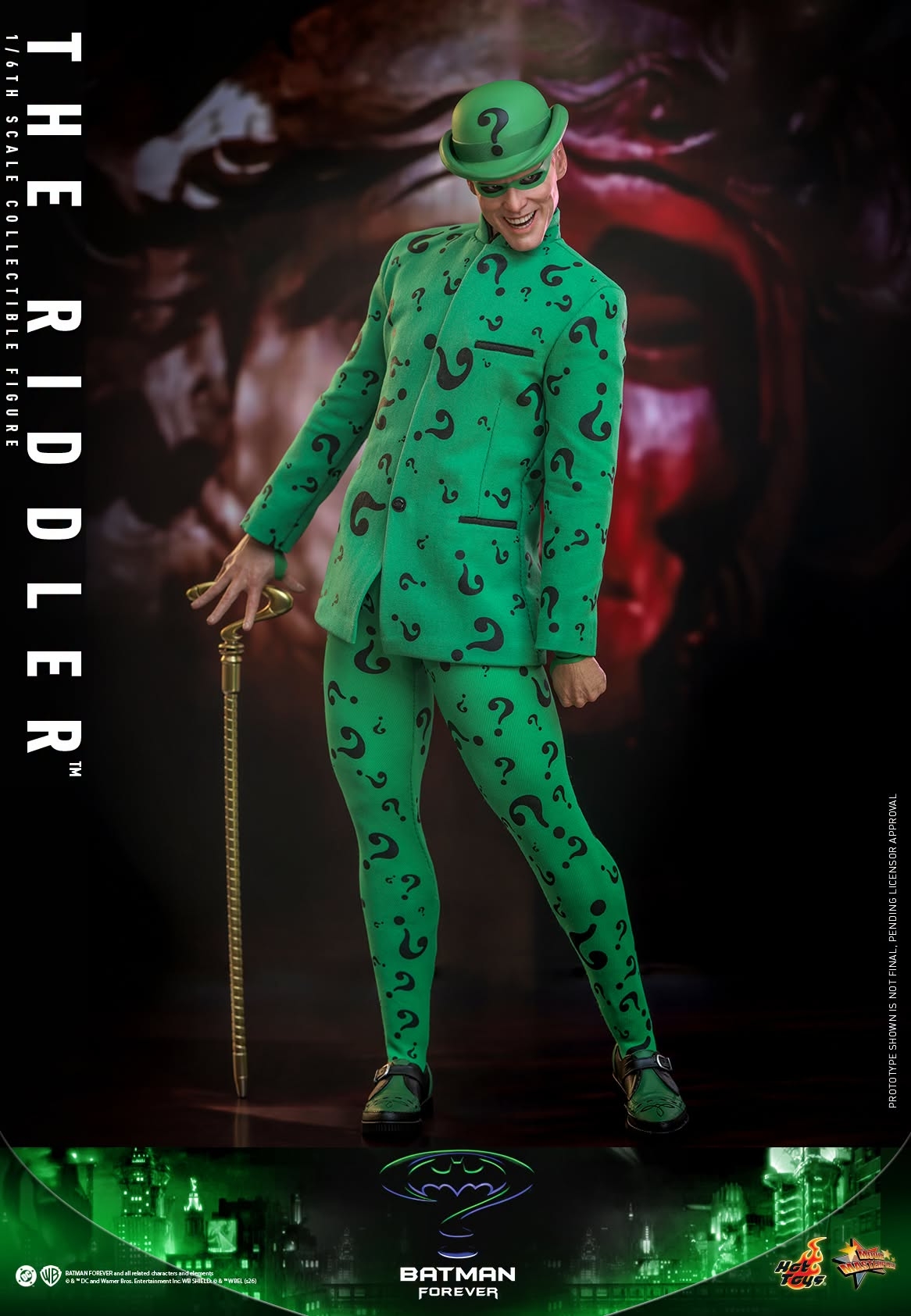 The Riddler von Hot Toys - MMS926 - Batman Forever 1/6 Maßstab Actionfigur