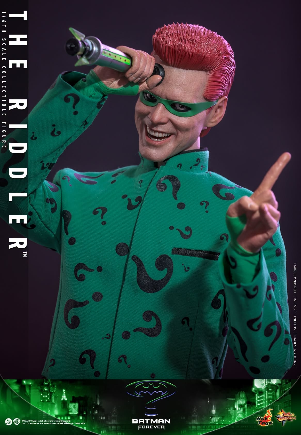 The Riddler van Hot Toys - MMS926 - Batman Forever 1/6 schaal actiefiguur