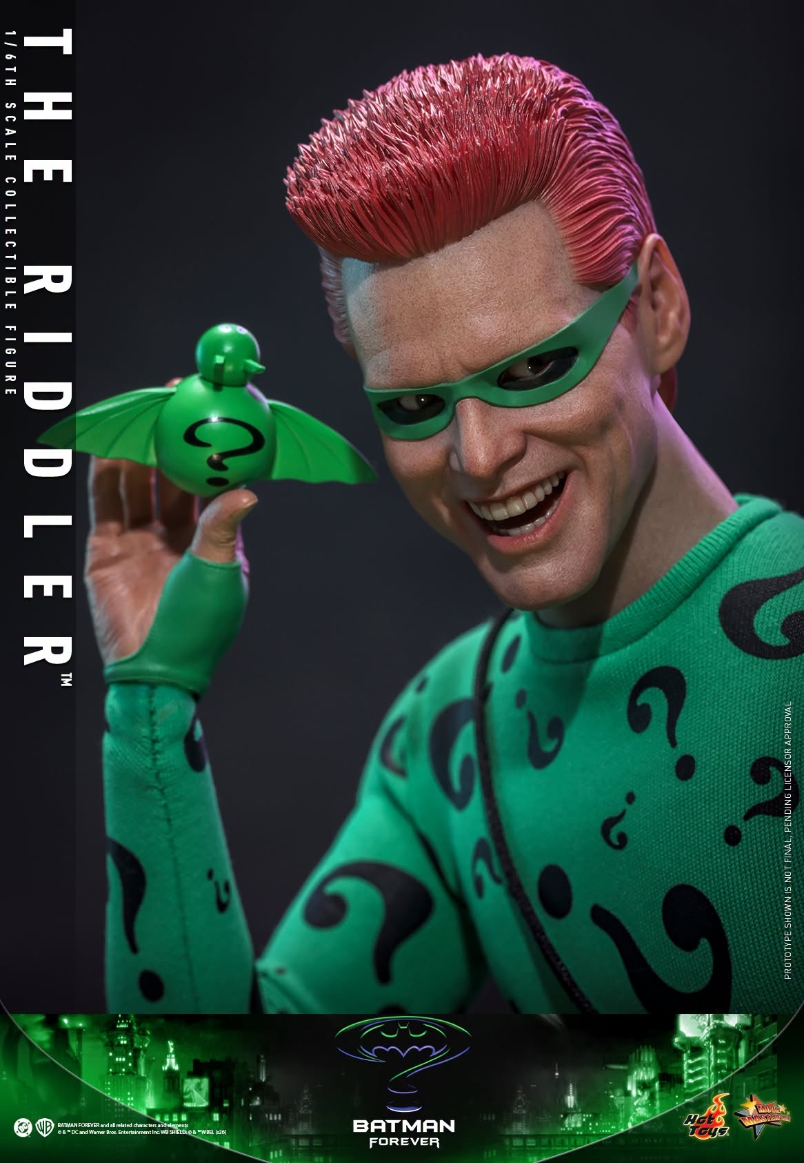 The Riddler von Hot Toys - MMS926 - Batman Forever 1/6 Maßstab Actionfigur