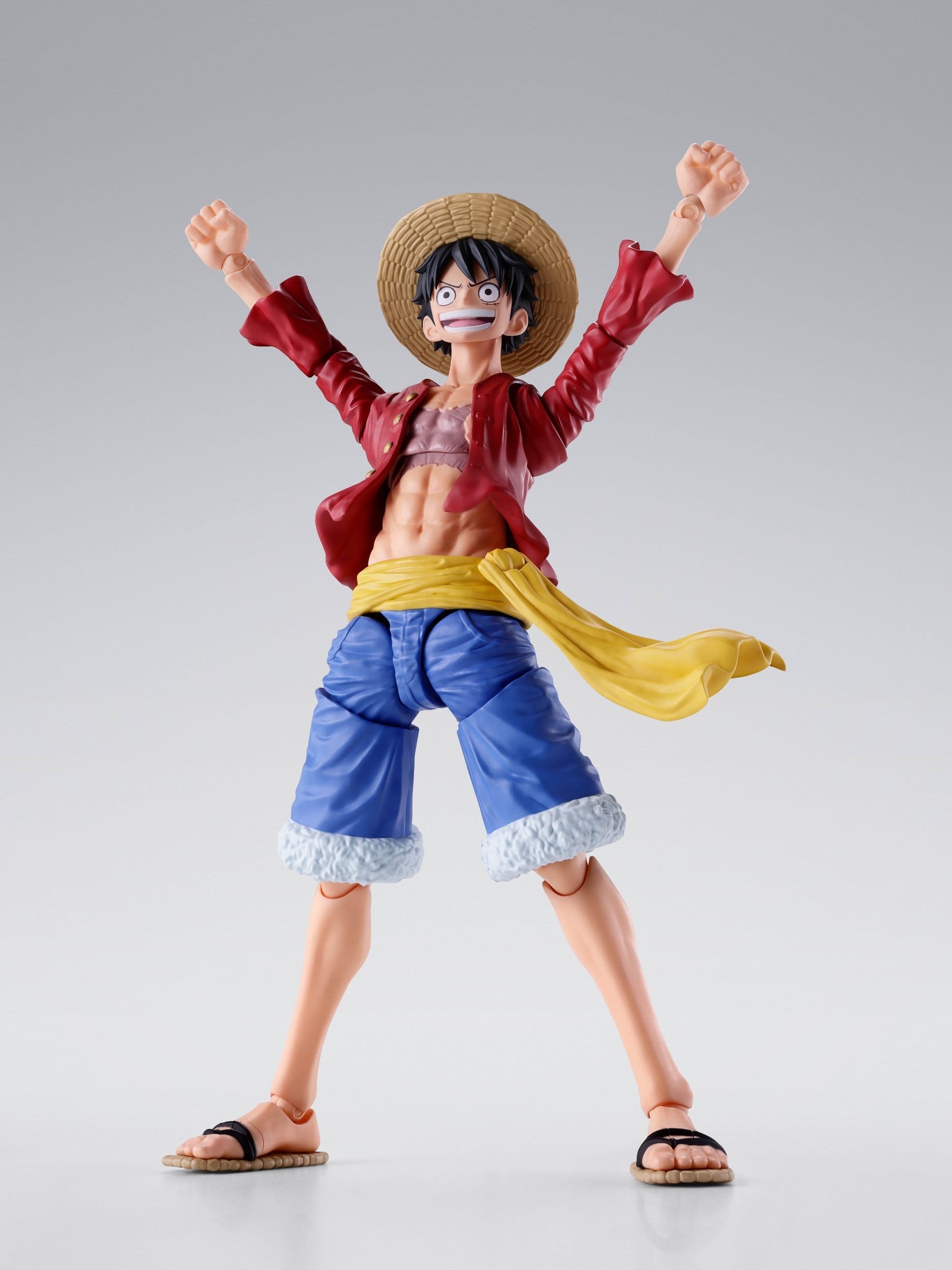 Monkey D Luffy (New World) S.H.Figuarts di Bandai Tamashii Nations Two Years Later - action figure One Piece alta 15 cm