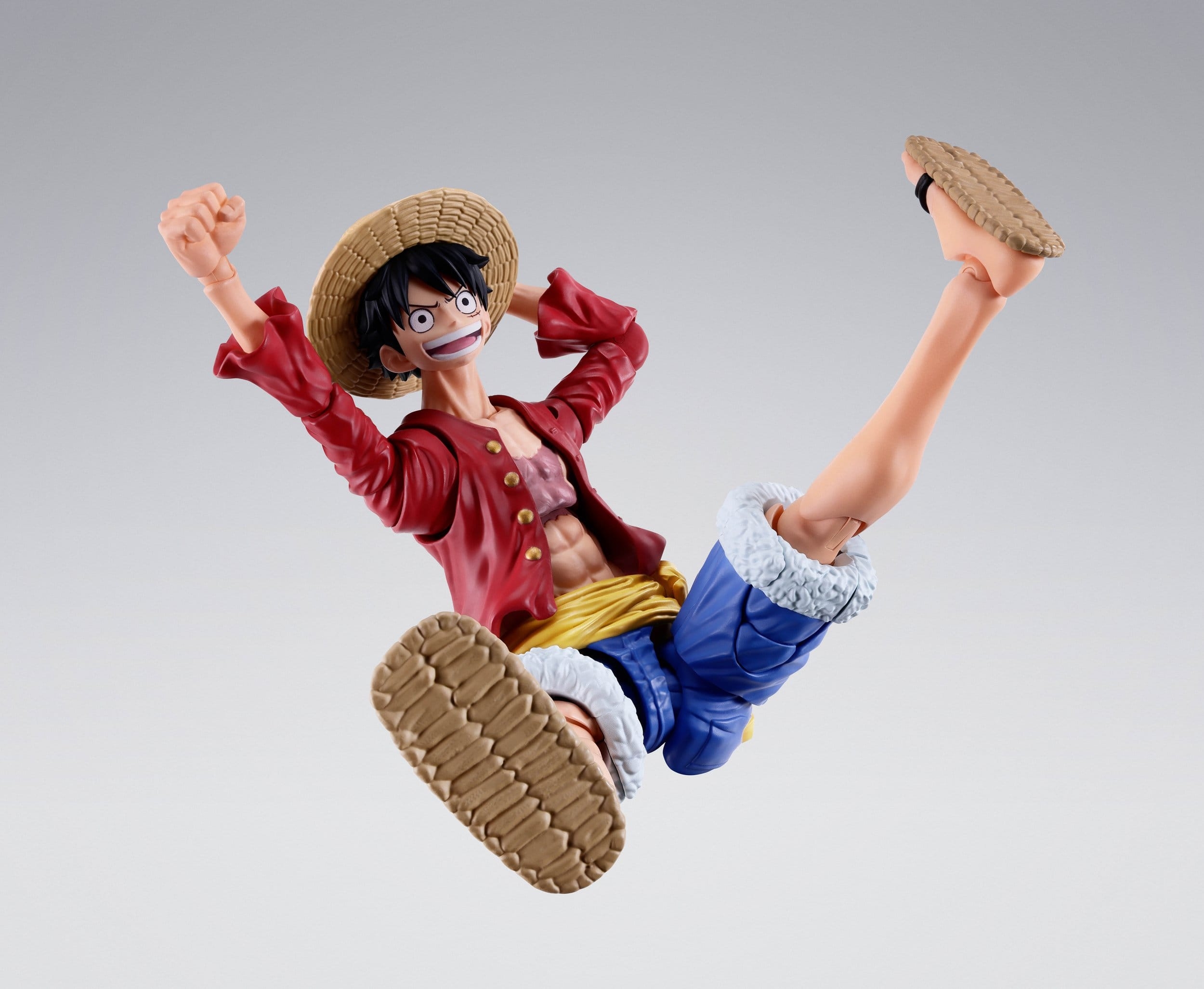 Monkey D Luffy (New World) S.H.Figuarts di Bandai Tamashii Nations Two Years Later - action figure One Piece alta 15 cm