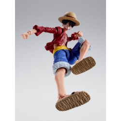 Monkey D Luffy (New World) S.H.Figuarts di Bandai Tamashii Nations Two Years Later - action figure One Piece alta 15 cm