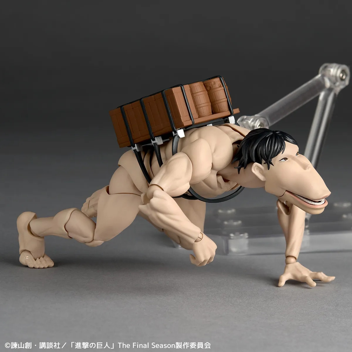 Cart Titan Revoltech Amazing Yamaguchi par Kaiyodo - figurine L'Attaque des Titans de 13 cm