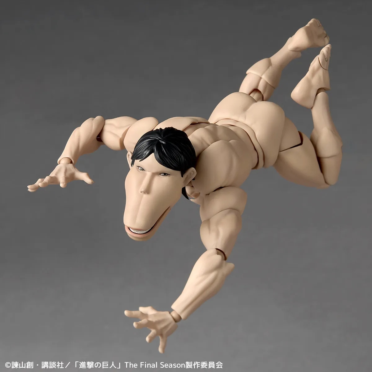 Cart Titan Revoltech Amazing Yamaguchi par Kaiyodo - figurine L'Attaque des Titans de 13 cm