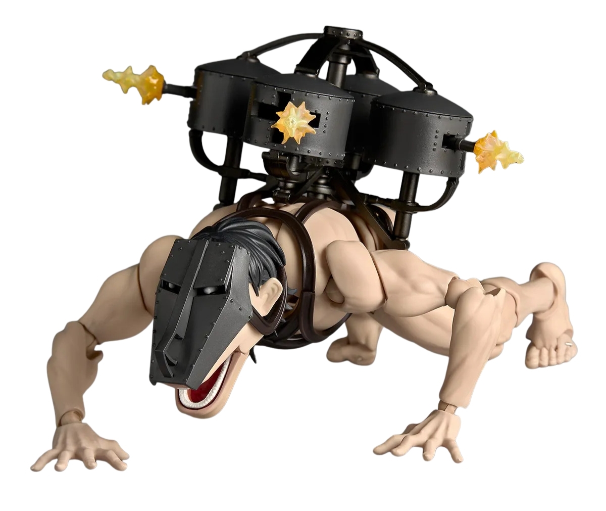 Cart Titan Revoltech Amazing Yamaguchi par Kaiyodo - figurine L'Attaque des Titans de 13 cm