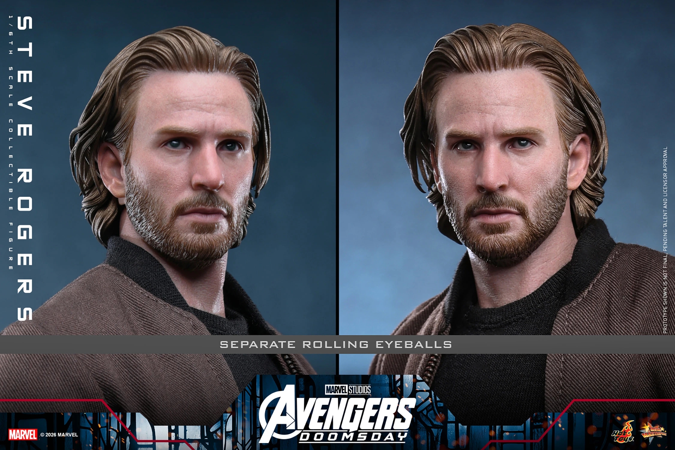 Steve Rogers par Hot Toys - MMS928 - figurine 1/6 Avengers Doomsday de 31 cm