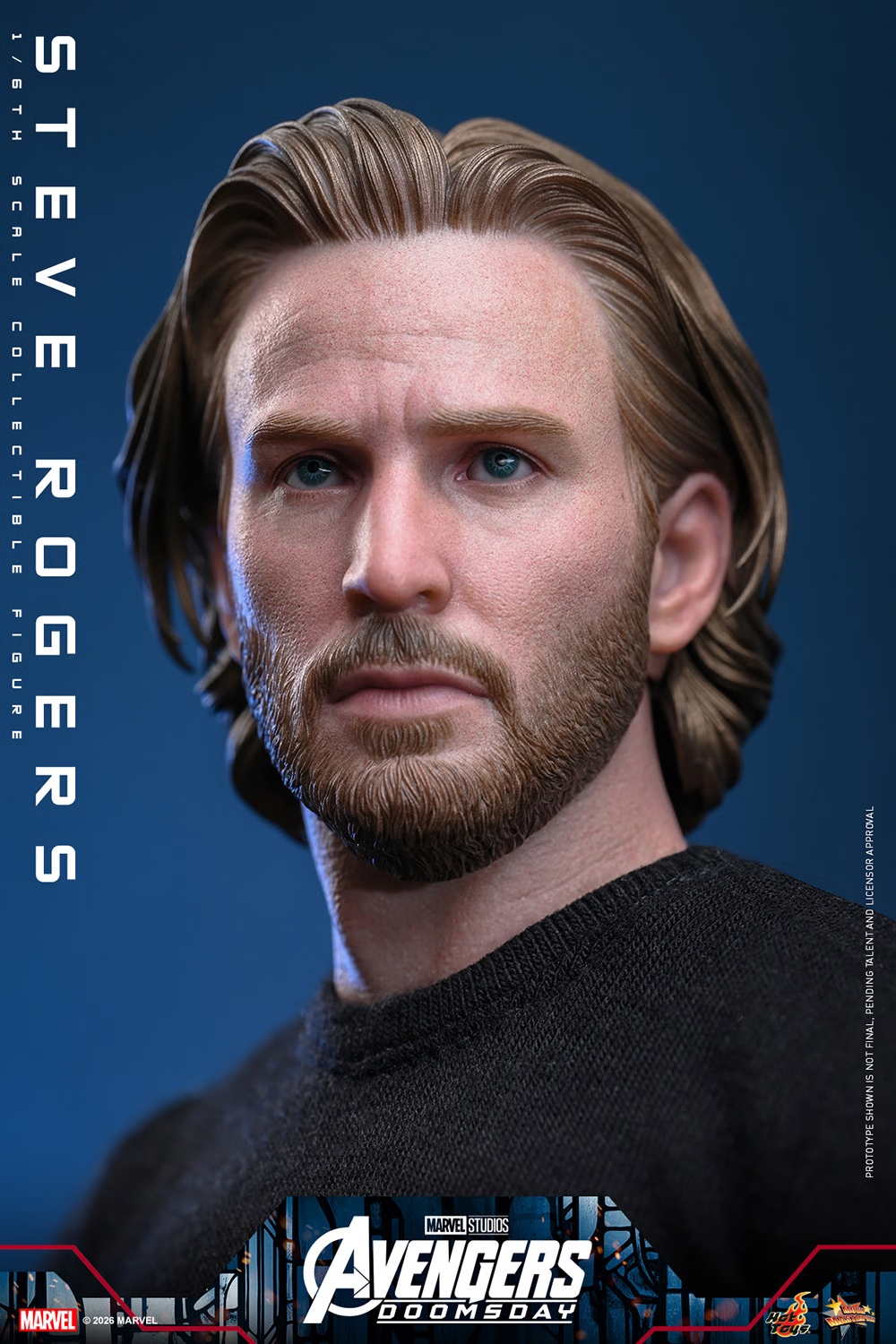 Steve Rogers van Hot Toys - MMS928 - Avengers Doomsday 1/6 schaal actiefiguur