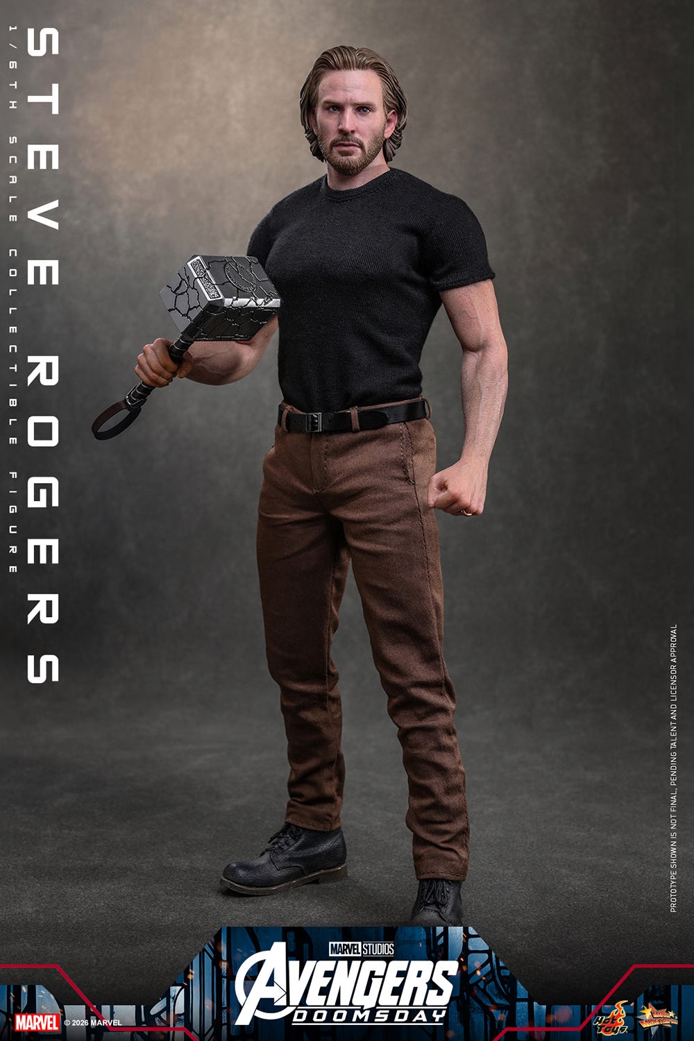Steve Rogers di Hot Toys - MMS928 - action figure Avengers Doomsday in scala 1/6