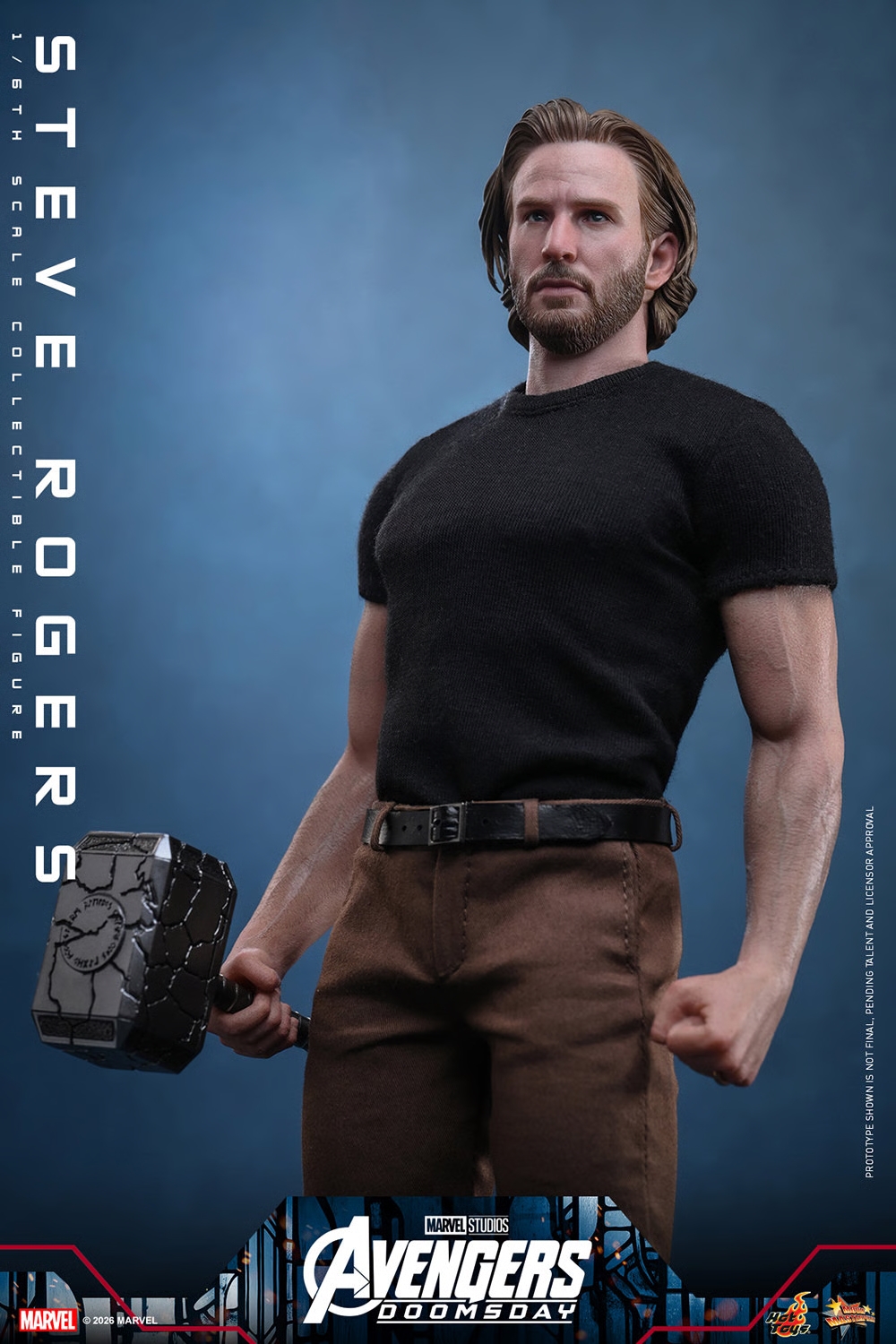 Steve Rogers di Hot Toys - MMS928 - action figure Avengers Doomsday in scala 1/6