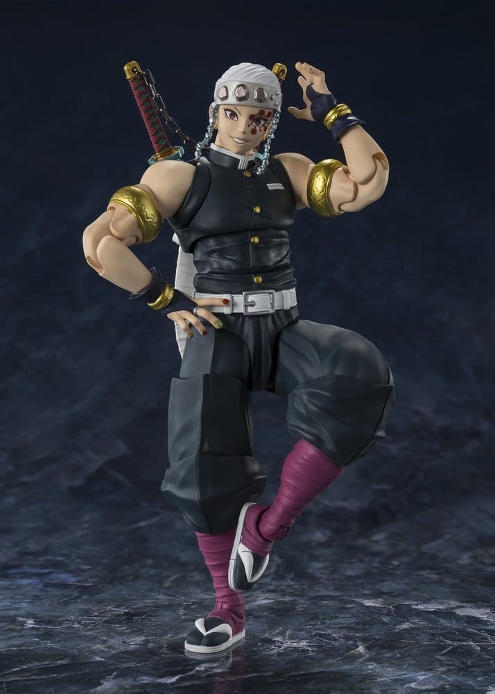Uzui Tengen S.H.Figuarts van Bandai Tamashii Nations - Demon Slayer: Kimetsu No Yaiba 17 cm actiefiguur