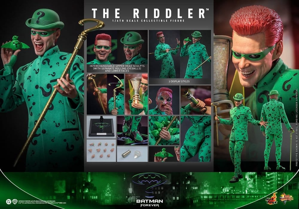 L'Homme-Mystère par Hot Toys - MMS926 - figurine 1/6 Batman Forever de 31 cm