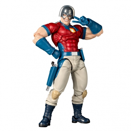 Peacemaker Revoltech Amazing Yamaguchi di Kaiyodo - action figure DC Comics alta 17 cm