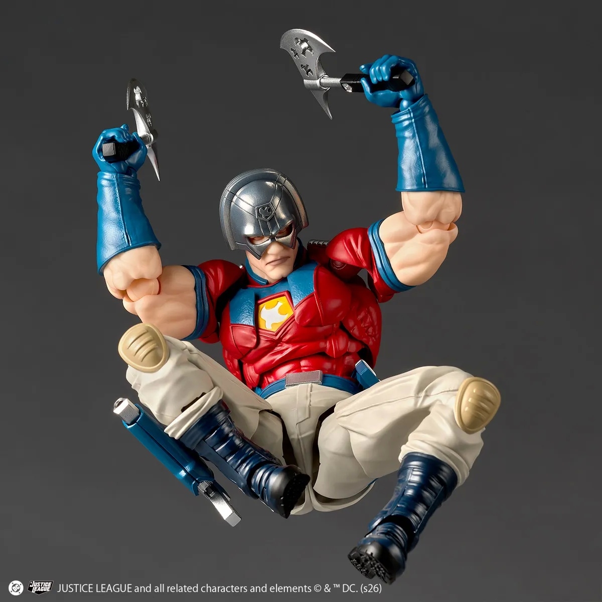 Peacemaker Revoltech Amazing Yamaguchi par Kaiyodo - figurine DC Comics de 17 cm
