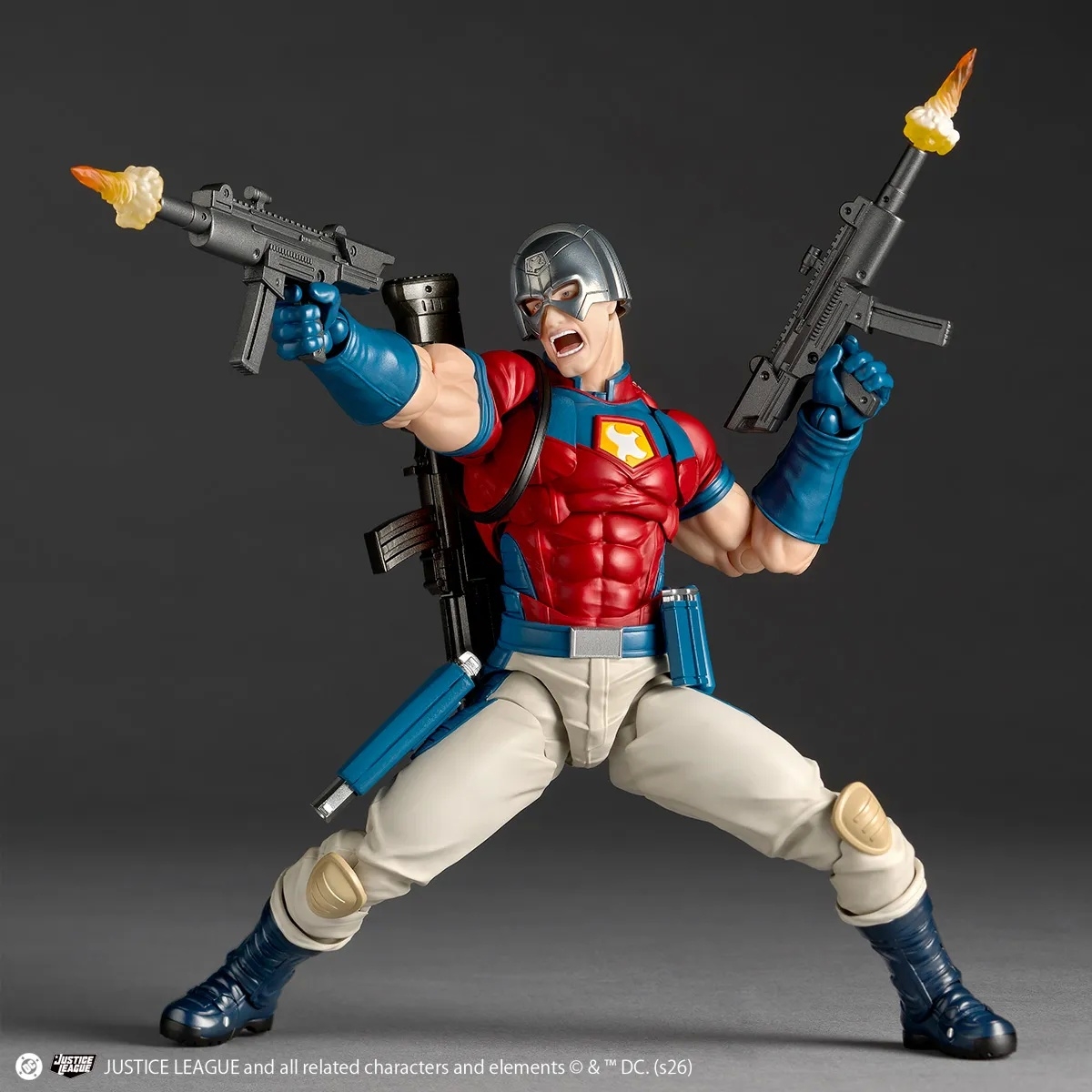 Peacemaker Revoltech Amazing Yamaguchi par Kaiyodo - figurine DC Comics de 17 cm