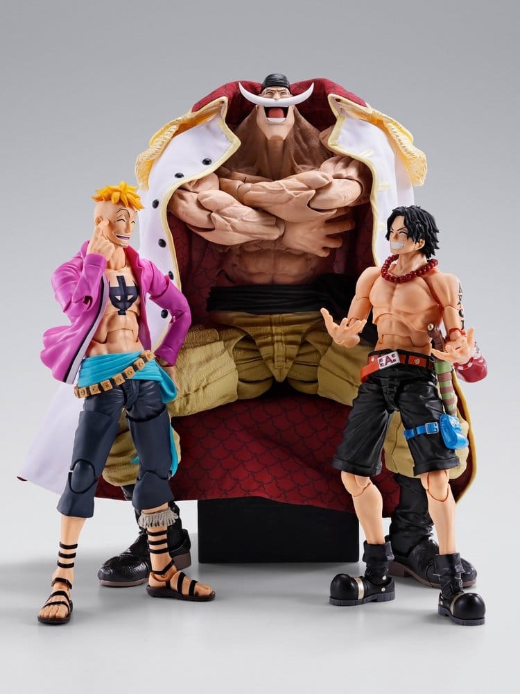 Edward Newgate (Whitebeard) (Marineford) S.H.Figuarts di Bandai Tamashii Nations - action figure One Piece alta 25 cm