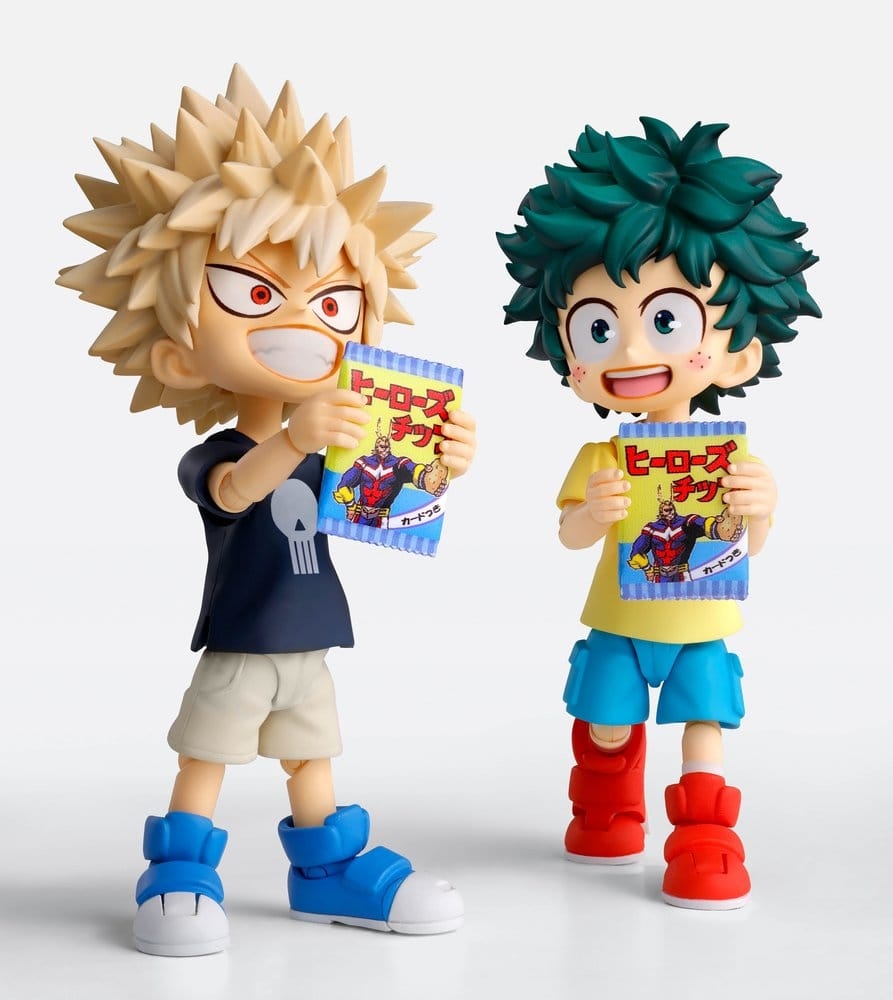 Izuku Midoriya and Katsuki Bakugo (Childhood Set) S.H.Figuarts de Bandai Tamashii Nations - figuras de acción