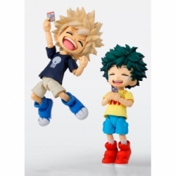 Izuku Midoriya and Katsuki Bakugo (Childhood Set) S.H.Figuarts by Bandai Tamashii Nations - action figures