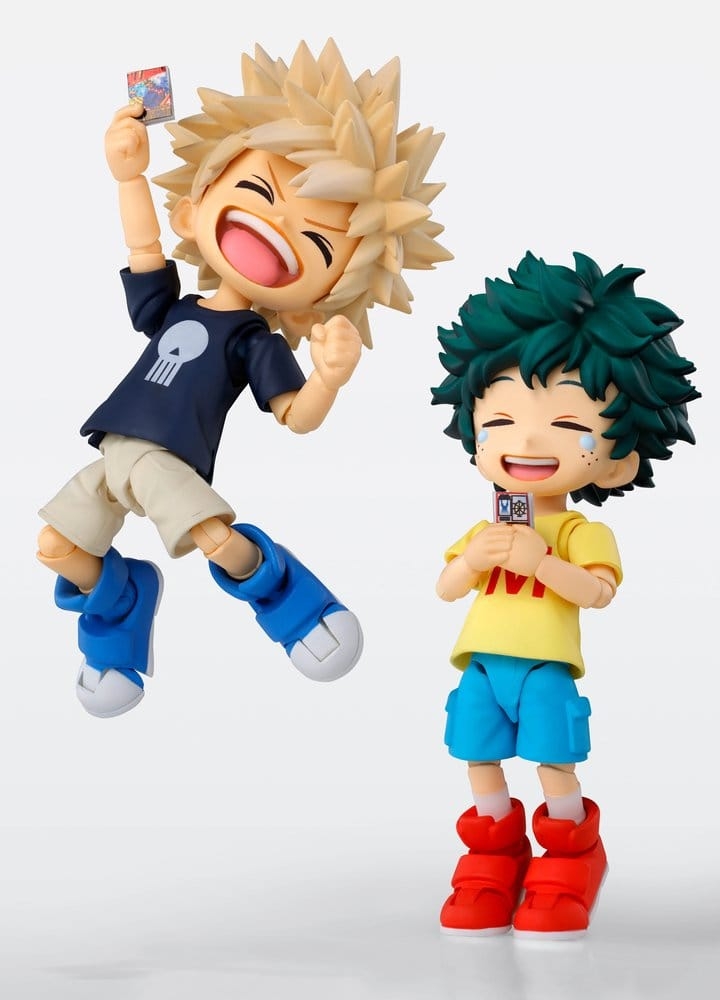 Izuku Midoriya and Katsuki Bakugo (Childhood Set) S.H.Figuarts by Bandai Tamashii Nations - action figures