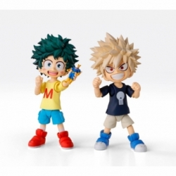 Izuku Midoriya and Katsuki Bakugo (Childhood Set) S.H.Figuarts de Bandai Tamashii Nations - figuras de acción
