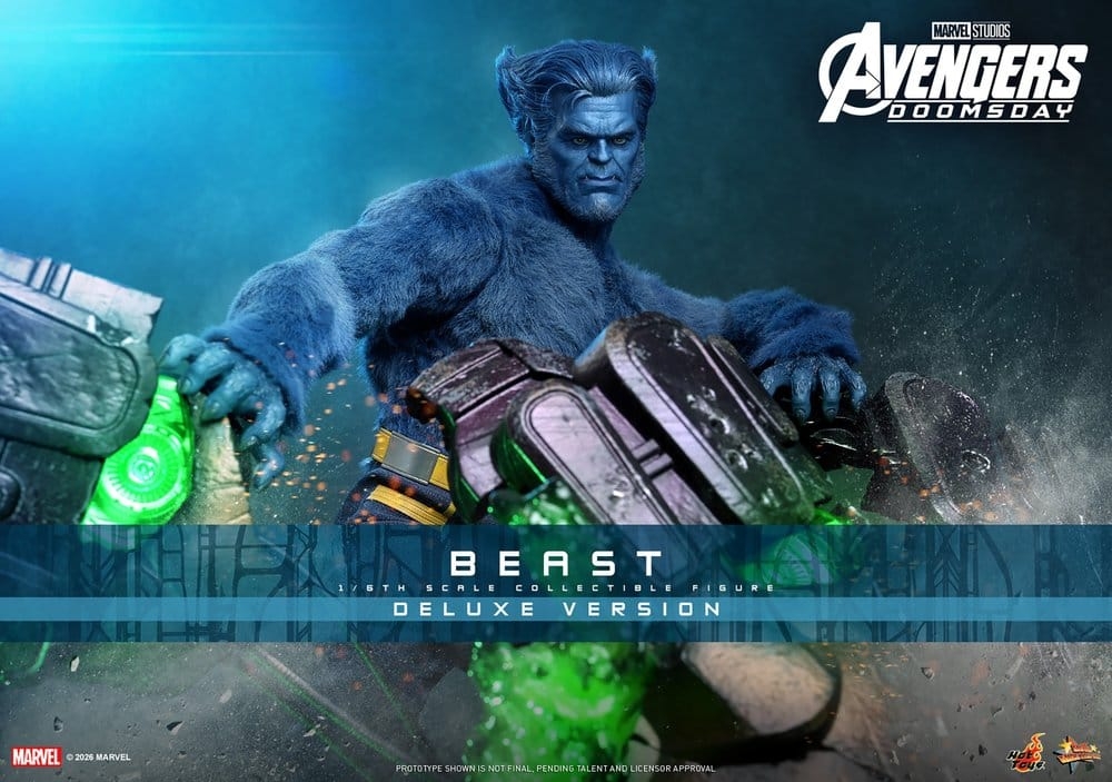 Beast di Hot Toys Deluxe - MMS921 - action figure Avengers - Doomsday in scala 1/6