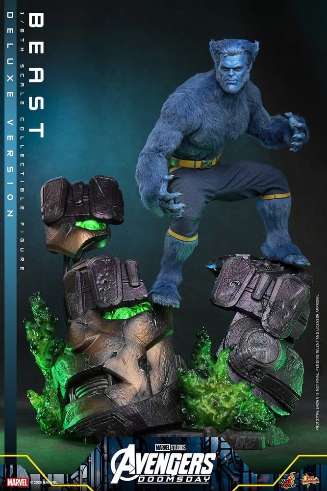 Beast di Hot Toys Deluxe - MMS921 - action figure Avengers - Doomsday in scala 1/6