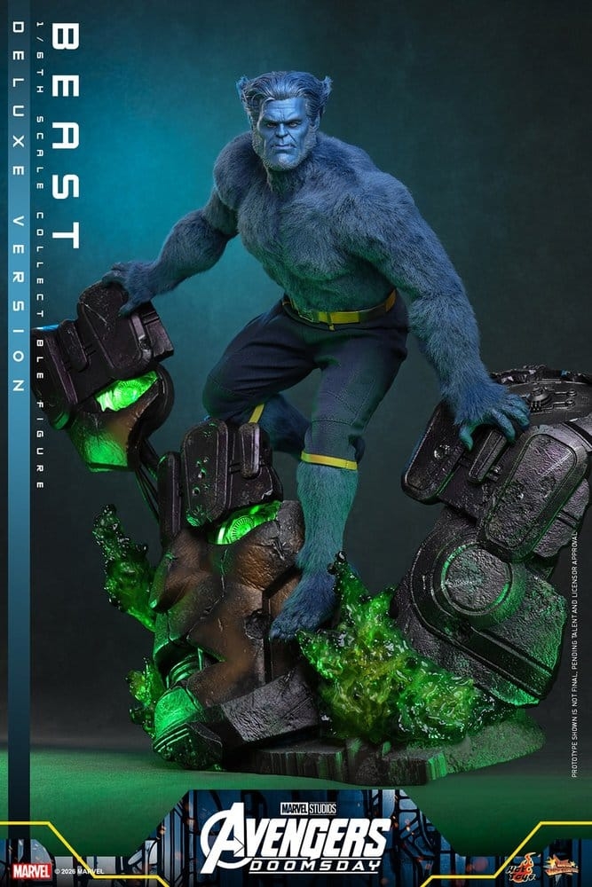 Beast di Hot Toys Deluxe - MMS921 - action figure Avengers - Doomsday in scala 1/6