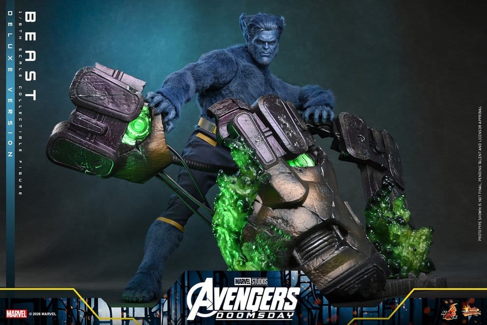 Beast von Hot Toys Deluxe - MMS921 - Avengers - Doomsday 1/6 Maßstab actionfigur