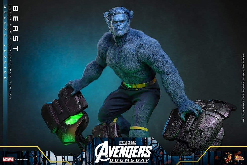 Beast di Hot Toys Deluxe - MMS921 - action figure Avengers - Doomsday in scala 1/6