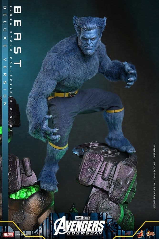 Beast von Hot Toys Deluxe - MMS921 - Avengers - Doomsday 1/6 Maßstab actionfigur