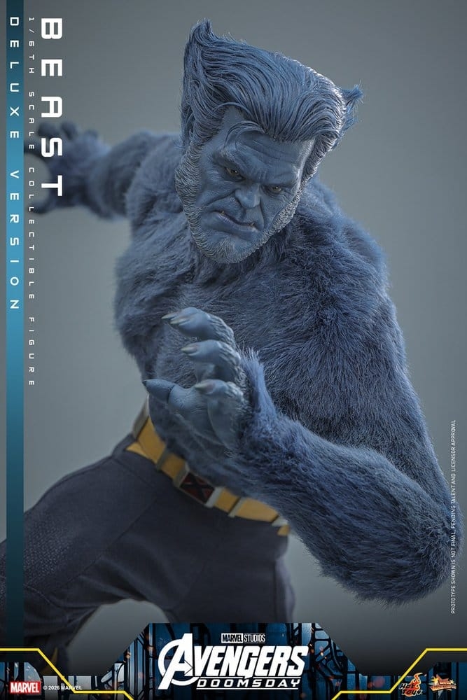 Beast von Hot Toys Deluxe - MMS921 - Avengers - Doomsday 1/6 Maßstab actionfigur