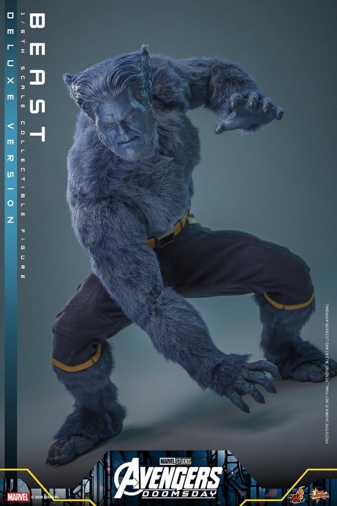 Beast di Hot Toys Deluxe - MMS921 - action figure Avengers - Doomsday in scala 1/6