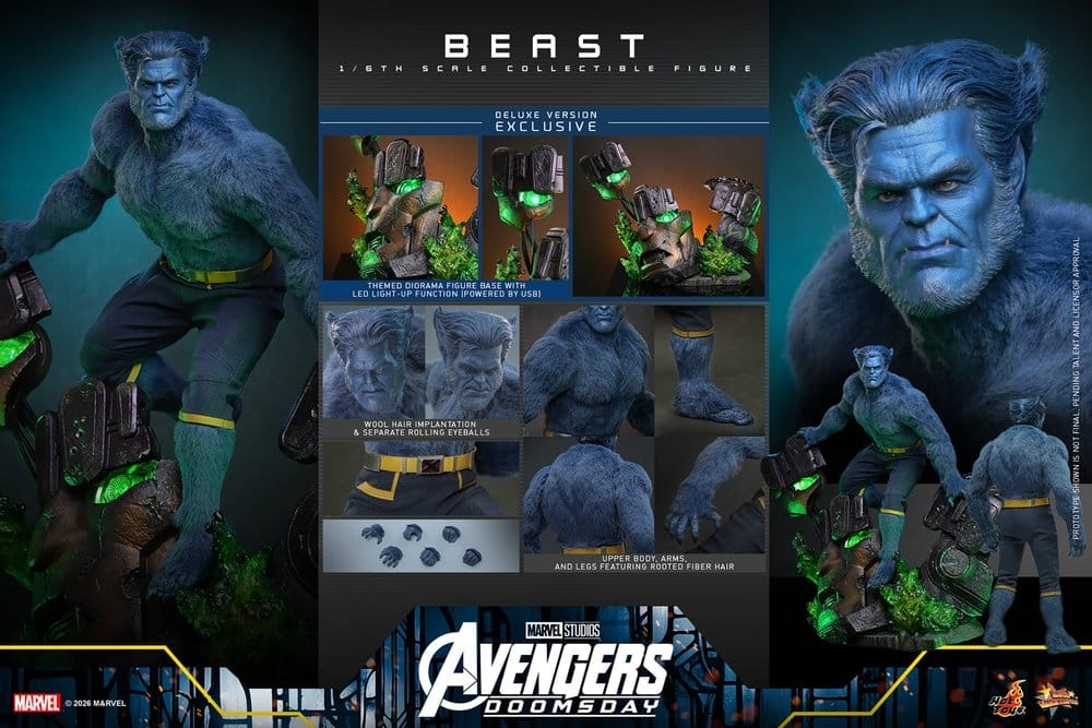 Le Fauve Deluxe par Hot Toys - MMS921 - figurine 1/6 Avengers - Doomsday de 33 cm