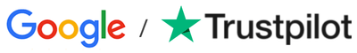 Reviews on Google and Trustpilot